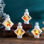 Christmas Lantern Reindeer & Snowflake Cutouts Indoor & Outdoor
