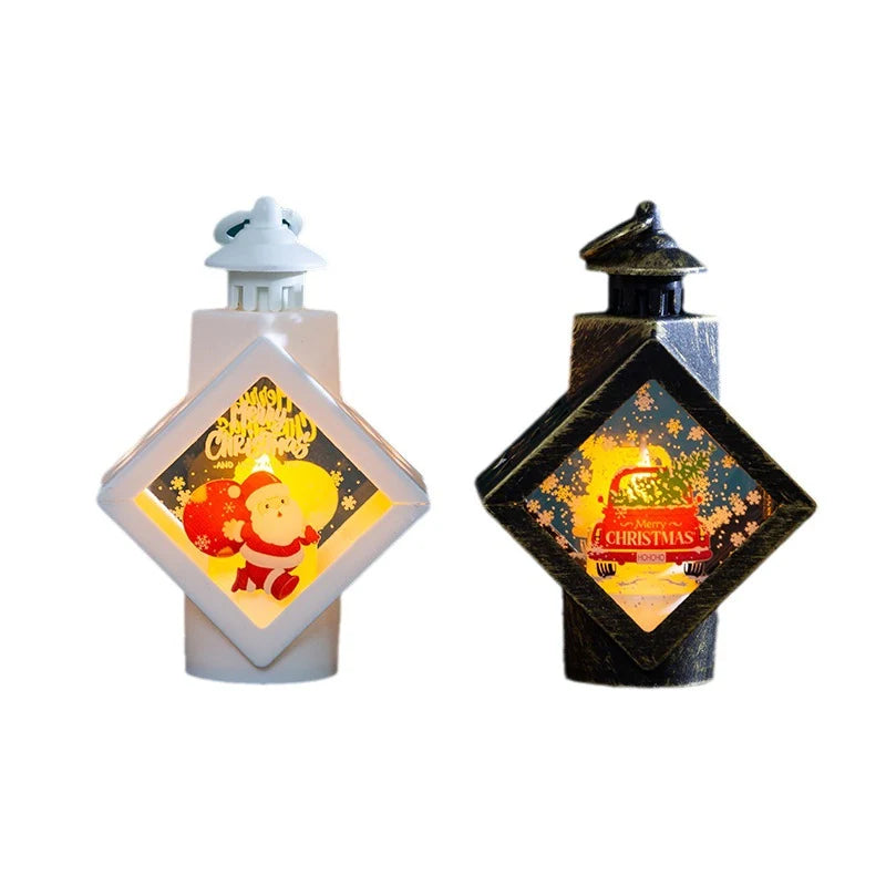 Christmas Lantern Reindeer & Snowflake Cutouts Indoor & Outdoor