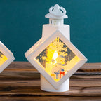 Christmas Lantern Reindeer Snowflake Metal Indoor & Outdoor