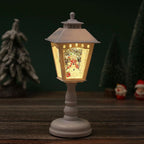 Christmas Lantern Santa Figurine Warm Glow Indoor & Outdoor
