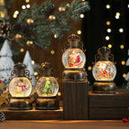 Christmas Lantern Santa Globe LED