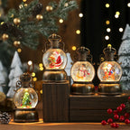Christmas Lantern Santa Globe LED