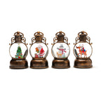 Christmas Lantern Santa Globe LED