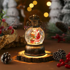 Christmas Lantern Santa Globe LED