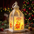 Christmas Lantern Santa Motif Soft Back Illumination