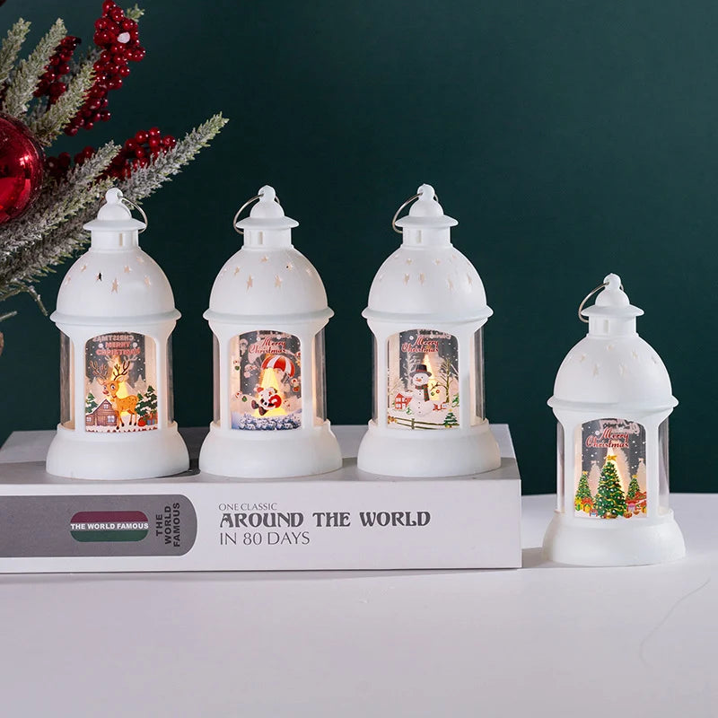 Christmas Lantern Snowman Soft LED Indoor/Patio