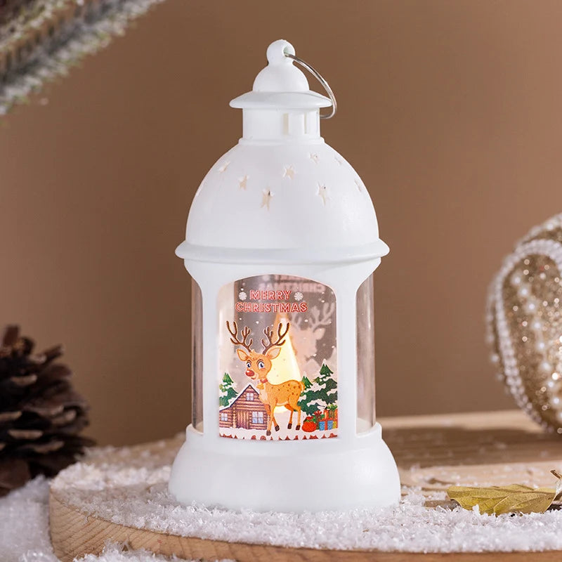 Christmas Lantern Snowman Soft LED Indoor/Patio