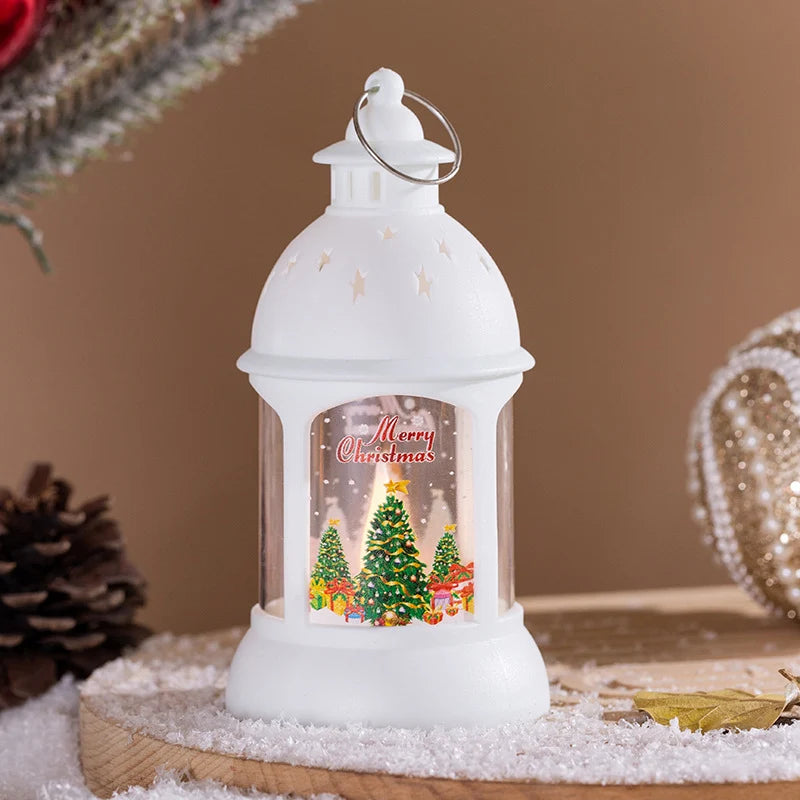 Christmas Lantern Snowman Soft LED Indoor/Patio