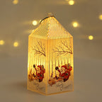 Christmas Lantern Soft LED Battery Powered Snowman & Moose