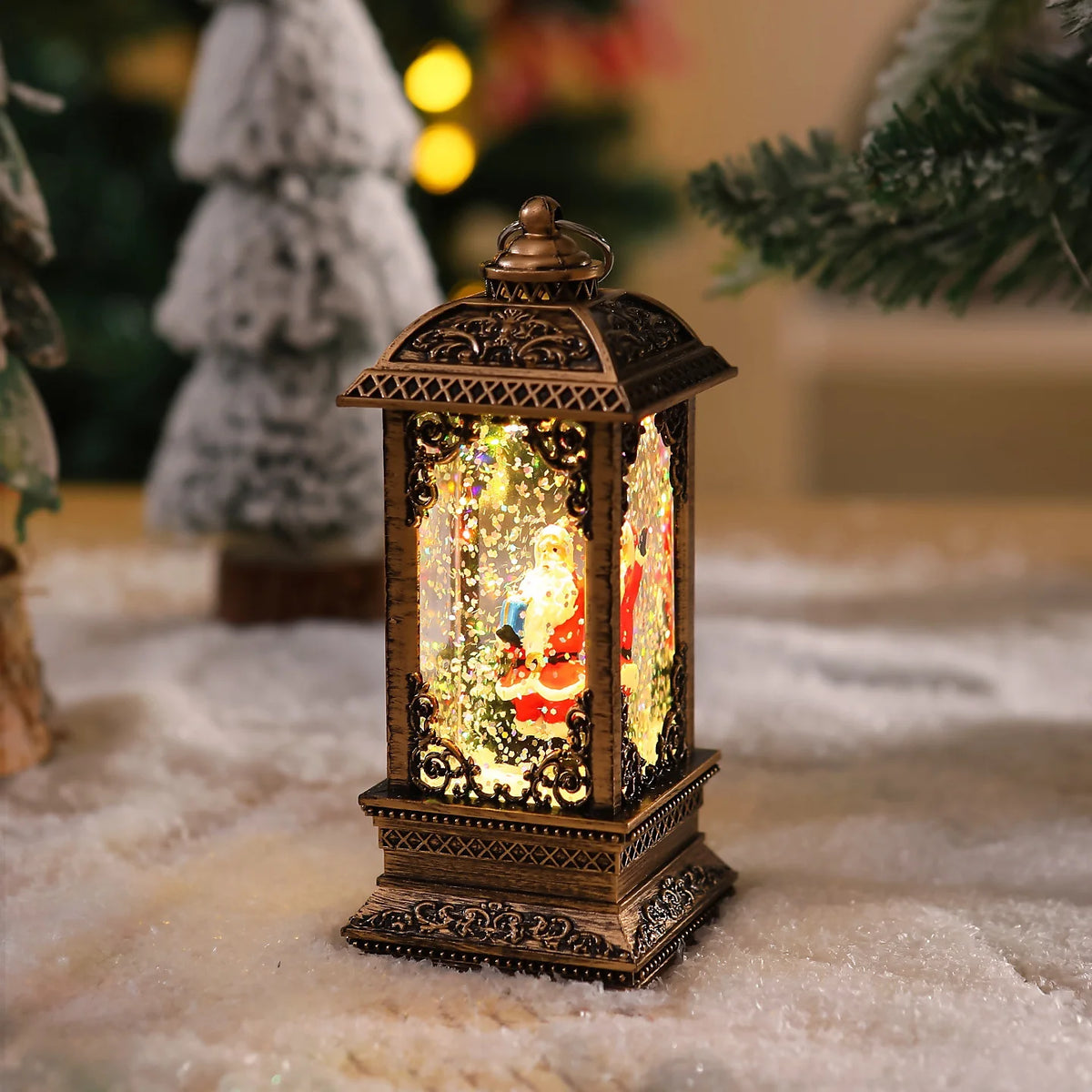Christmas Lantern Vintage Metal Interior Light