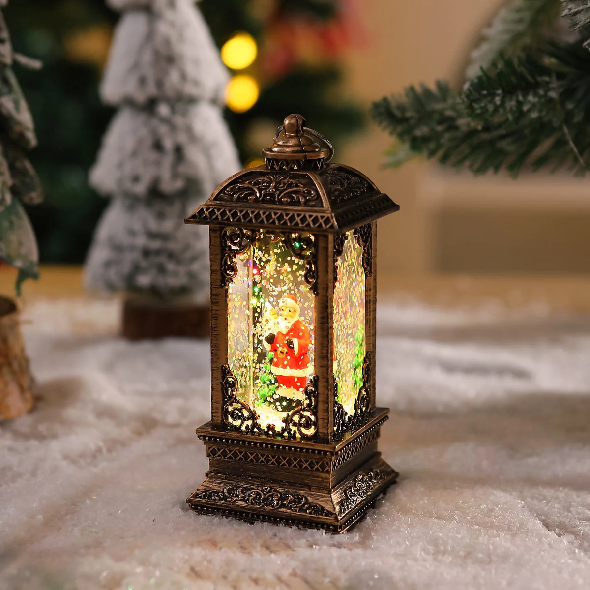 Christmas Lantern Vintage Metal Interior Light