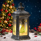 Christmas Lantern Warm LED Light Festive Motifs