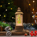 Christmas Lantern Warm LED Musical Battery Powered