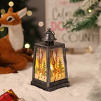 Christmas Lantern Warm LED Winter Scene