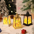 Christmas Lantern Warm LED Winter Scene