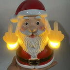 Christmas Light Figure Humorous Warm White LED Durable Plastic