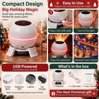 Christmas Light Projector Animated Patterns USB Powered Indoor Use