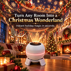 Christmas Light Projector Moving Holiday Scenes USB Powered