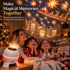 Christmas Light Projector Moving Holiday Scenes USB Powered