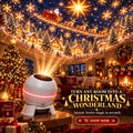 Christmas Light Projector Moving Holiday Scenes USB Powered