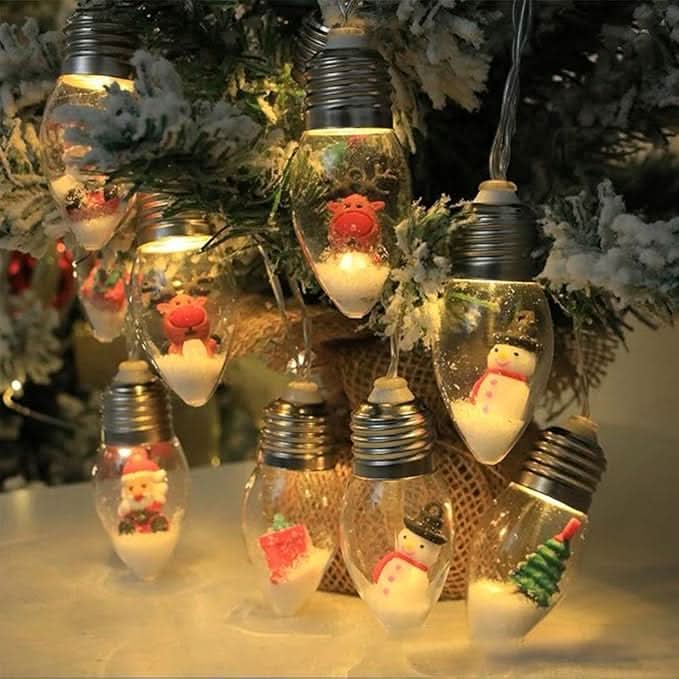 Christmas Lights Warm LED Easy Hang