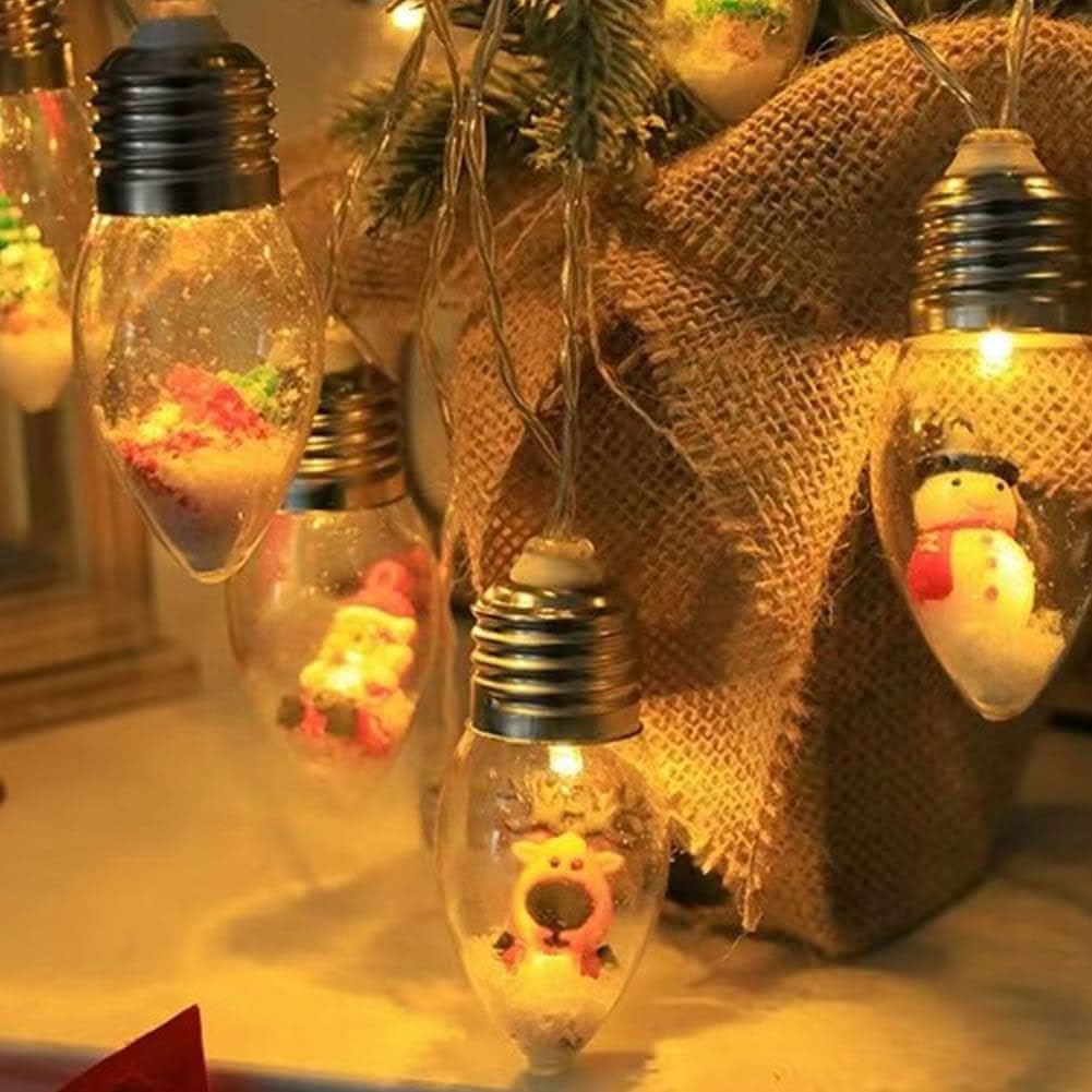 Christmas Lights Warm LED Easy Hang