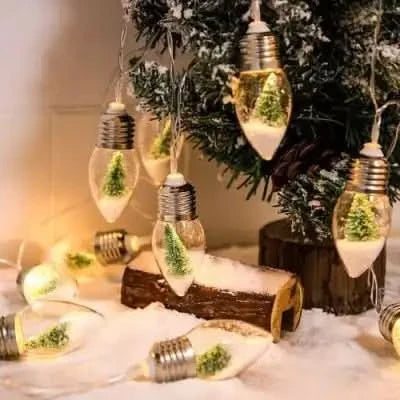 Christmas Lights Warm LED Easy Hang
