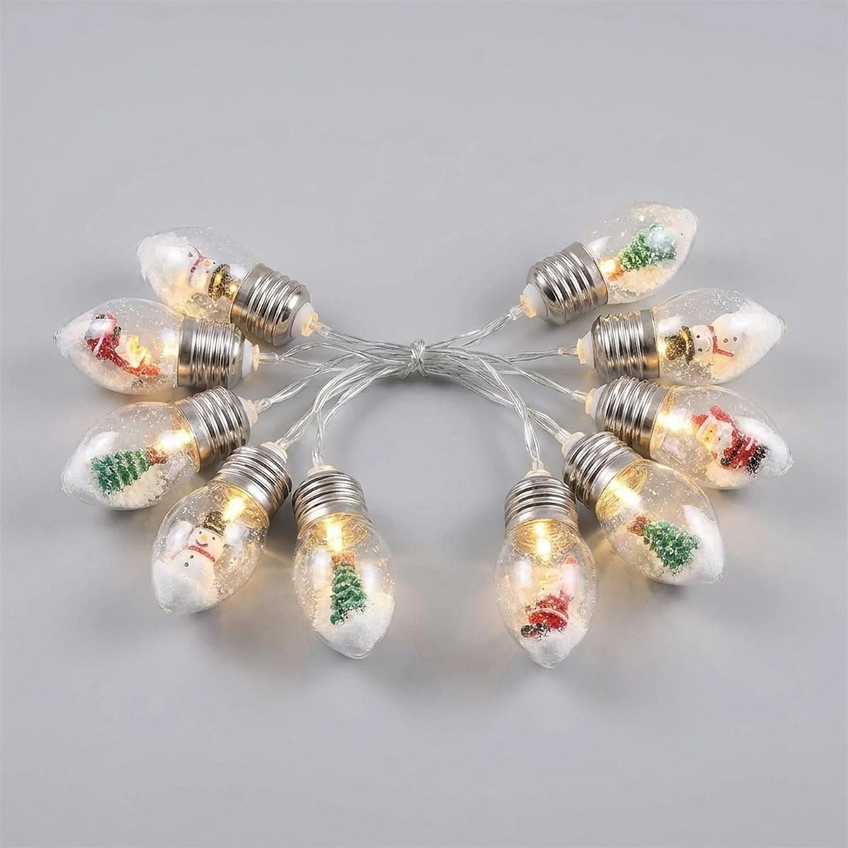 Christmas Lights Warm LED Easy Hang