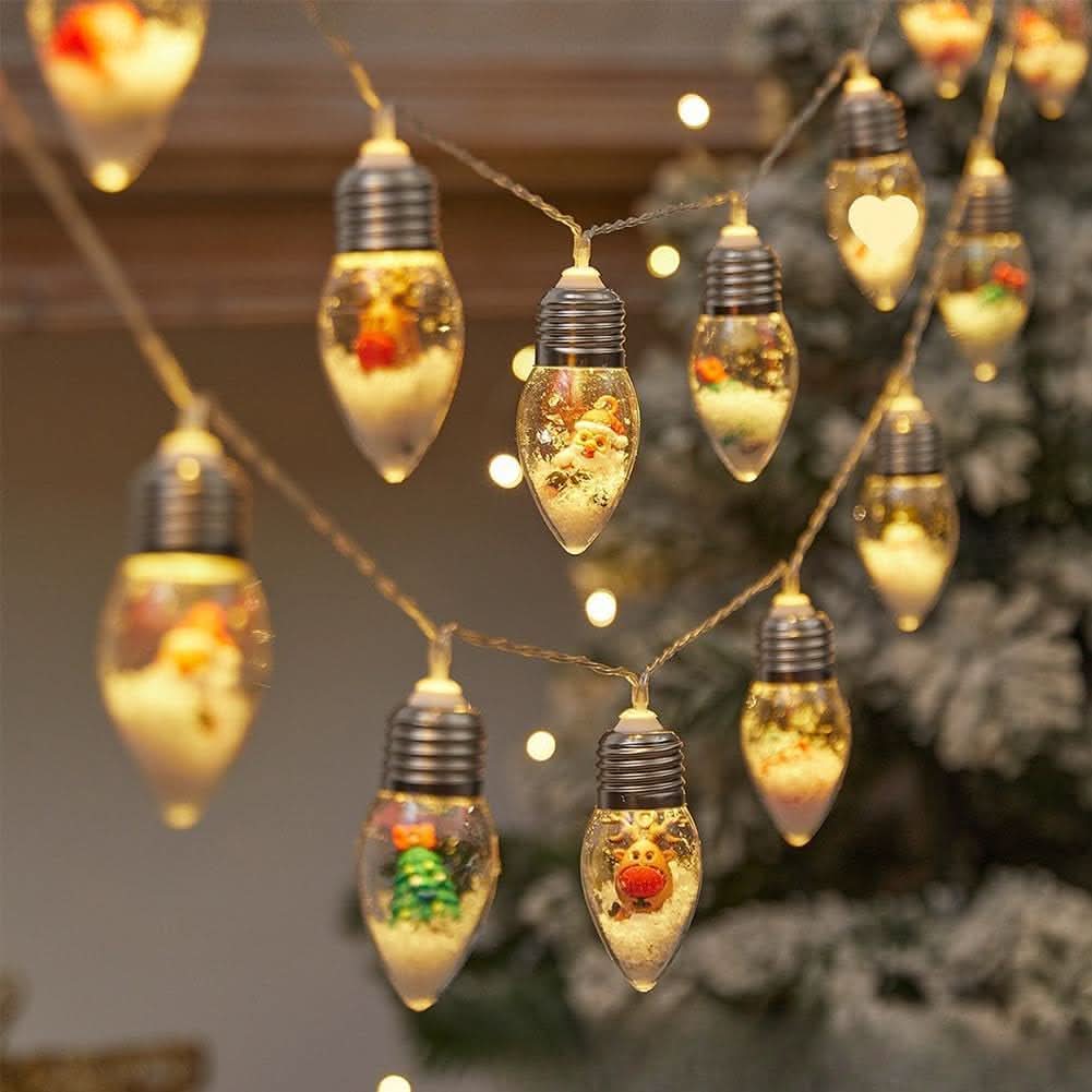 Christmas Lights Warm LED Easy Hang