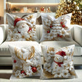 Christmas Microfiber Cushion Covers (Set of 4)