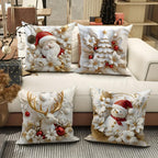 Christmas Microfiber Cushion Covers (Set of 4)