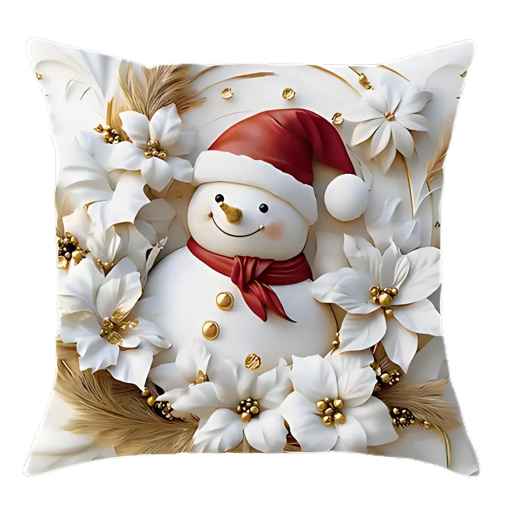 Christmas Microfiber Cushion Covers (Set of 4)