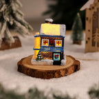 Christmas Ornament Gingerbread House Warm LED Tabletop & Tree