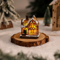 Christmas Ornament Gingerbread House Warm LED Tabletop & Tree