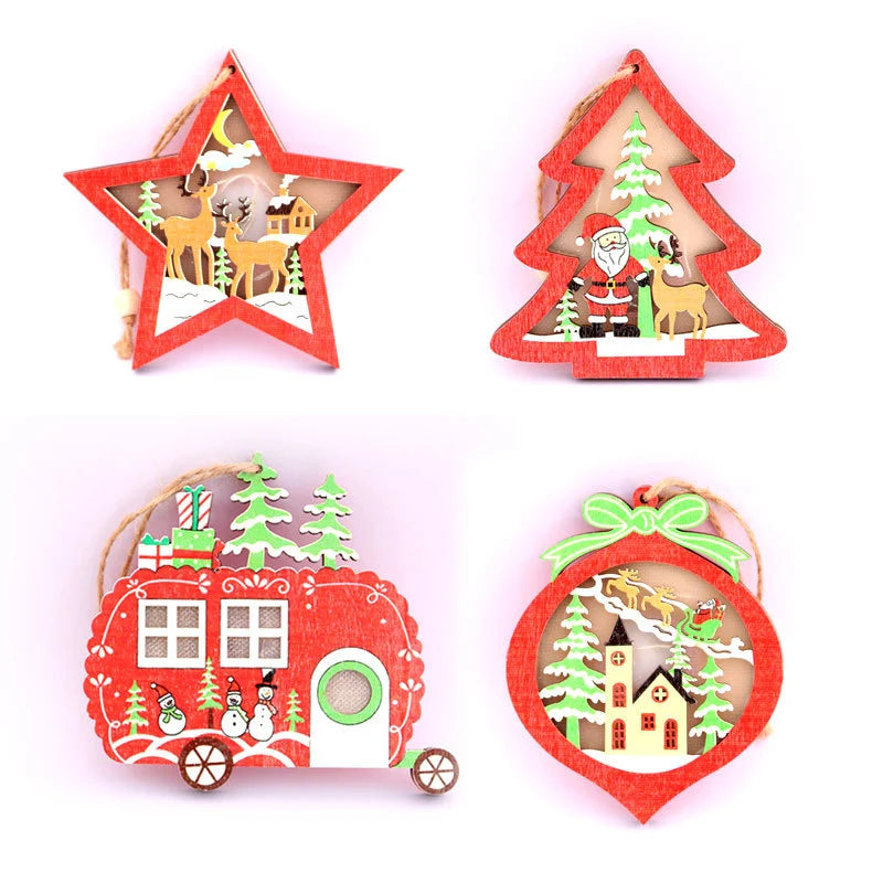 Christmas Ornament Illuminated Durable Hanging Loop