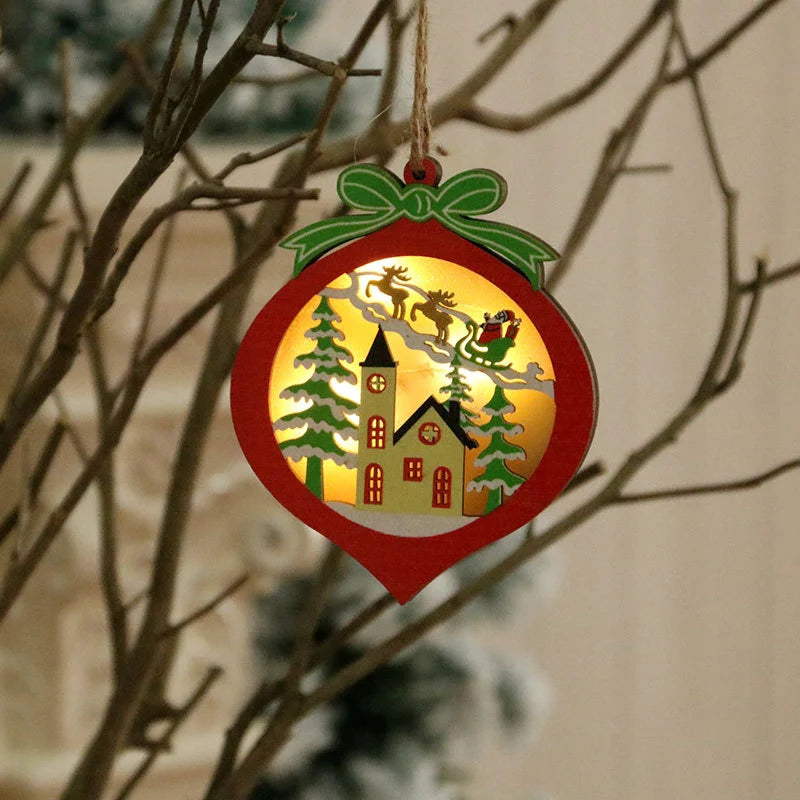 Christmas Ornament Illuminated Durable Hanging Loop