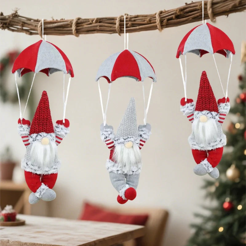Christmas Ornament Parachute Design Durable Fabric