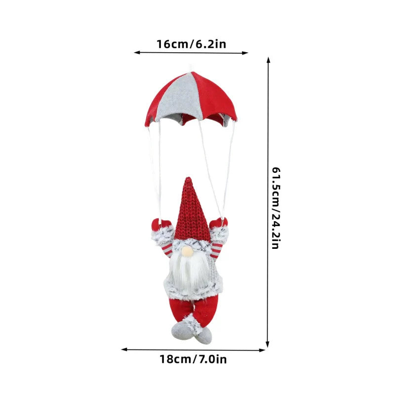 Christmas Ornament Parachute Design Durable Fabric