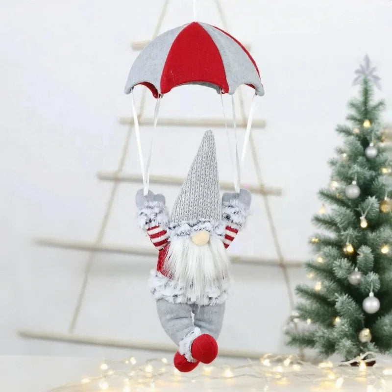 Christmas Ornament Parachute Design Durable Fabric
