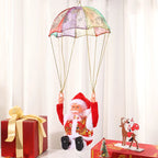 Christmas Ornament Parachuting Santa Musical Easy-To-Hang