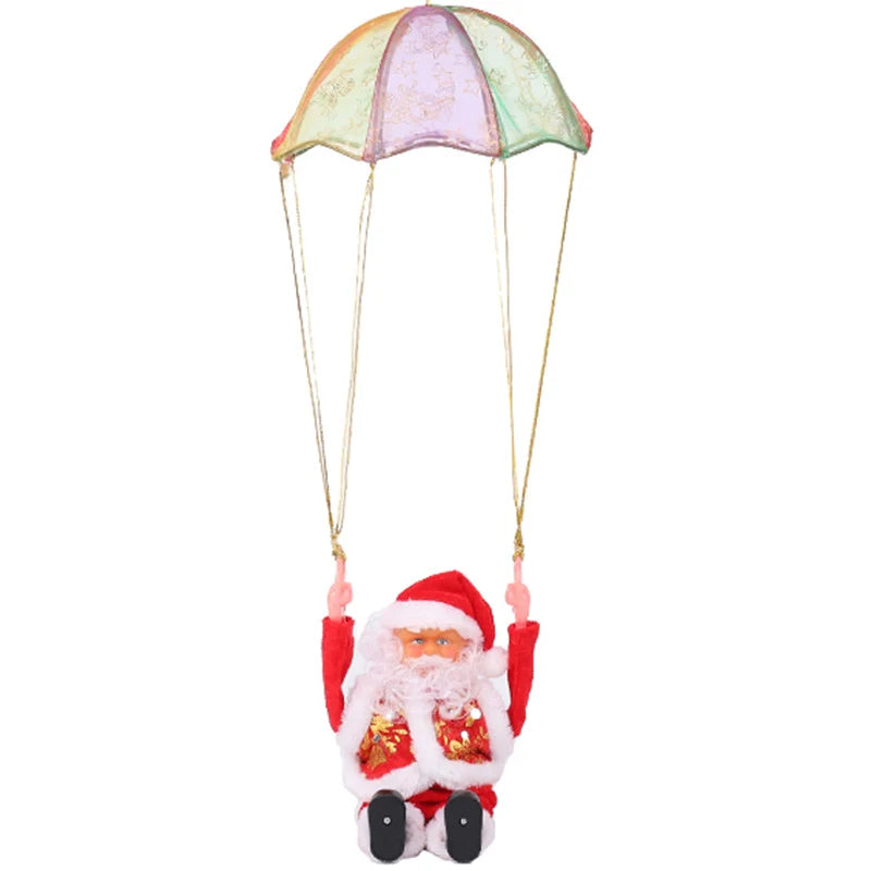Christmas Ornament Paragliding Santa Lightweight Hanging