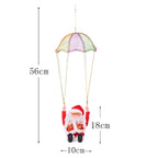 Christmas Ornament Paragliding Santa Lightweight Hanging
