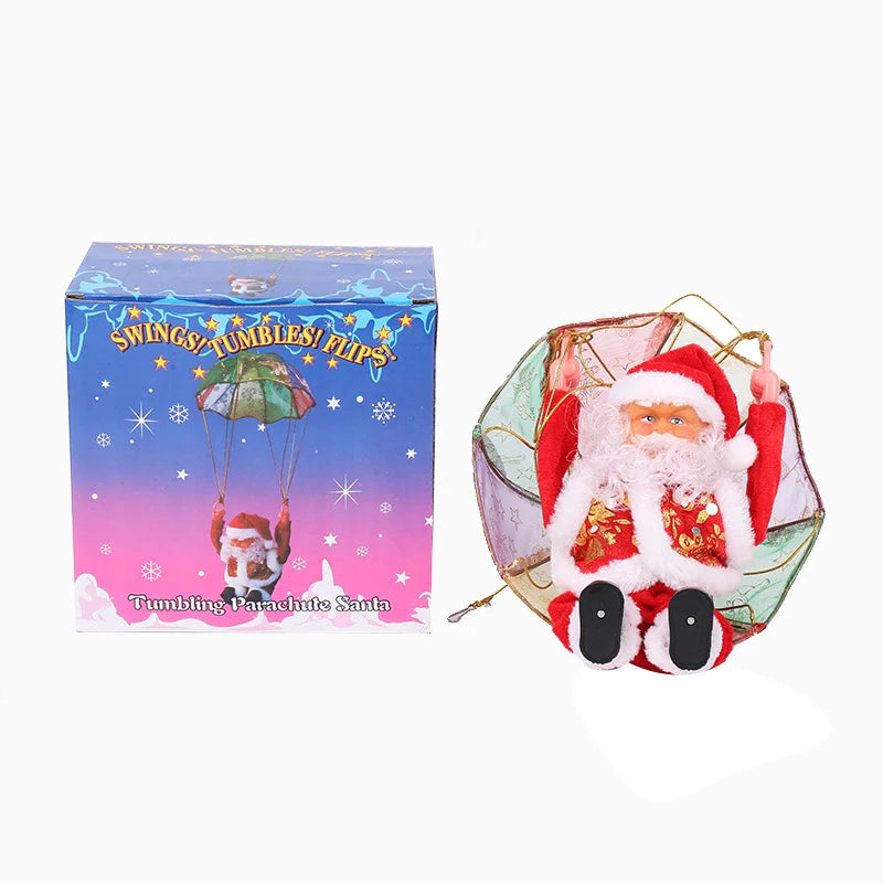 Christmas Ornament Paragliding Santa Lightweight Hanging