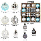 Christmas Ornament Set 44-Piece Glossy & Matte