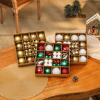 Christmas Ornament Set 44-Piece Glossy & Matte