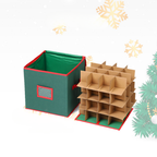 Christmas Ornament Storage Box Holds 64 Adjustable Dividers