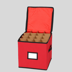 Christmas Ornament Storage Box Holds 64 Adjustable Dividers