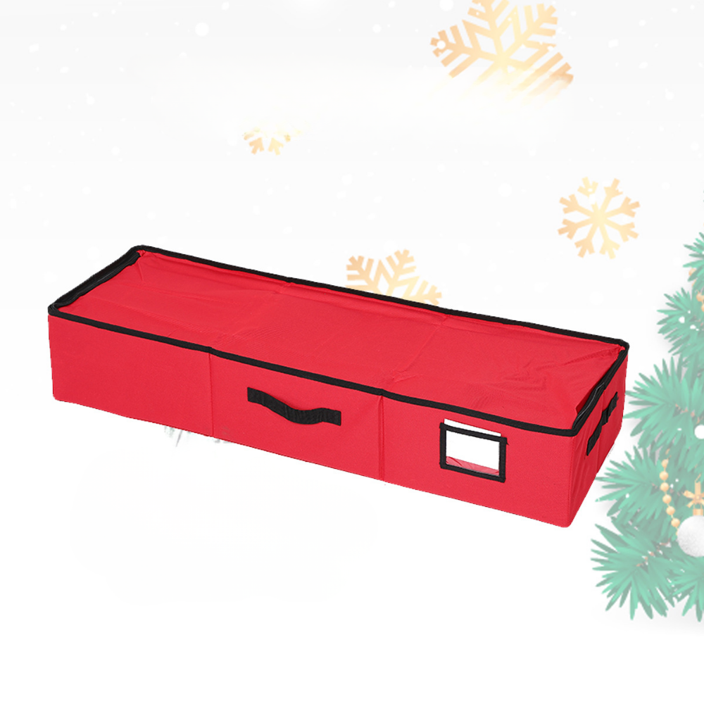 Christmas Ornament Storage Box Holds 64 Adjustable Dividers