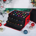 Christmas Ornament Storage Box Stackable Trays & Adjustable Dividers