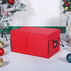Christmas Ornament Storage Box Stackable Trays & Adjustable Dividers